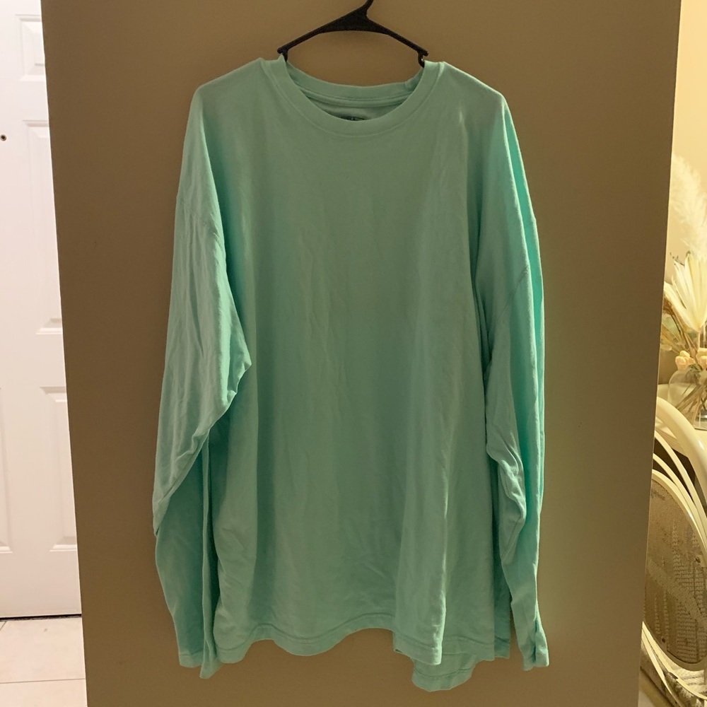 Mint Green oversized long sleeve